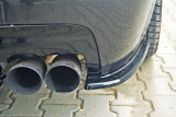 Maxton Design Boční lišty zadního nárazníku (2 dvojité koncovky výfuku) BMW 5 F11 M-Paket - texturovaný plast
