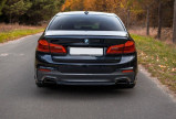 Maxton Design Spoiler zadního nárazníku BMW 5 G30/G31 M-Paket - černý lesklý lak