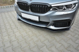 Maxton Design Spoiler předního nárazníku BMW 5 G30/G31 M-Paket V.1 - černý lesklý lak
