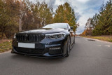 Maxton Design Spoiler předního nárazníku BMW 5 G30/G31 M-Paket V.2 - černý lesklý lak