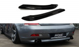 Maxton Design Boční lišty zadního nárazníku BMW 6 E63/E64 - černý lesklý lak