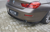 Maxton Design Spoiler zadního nárazníku BMW 6 F06 Gran Coupé - černý lesklý lak