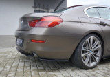 Maxton Design Boční lišty zadního nárazníku BMW 6 F06 Gran Coupé - černý lesklý lak