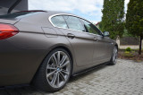 Maxton Design Prahové lišty BMW 6 F06 Gran Coupé - černý lesklý lak