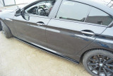 Maxton Design Prahové lišty BMW 6 F06 Gran Coupé M-Paket - černý lesklý lak