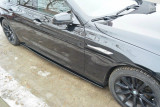 Maxton Design Prahové lišty BMW 6 F06 Gran Coupé M-Paket - černý lesklý lak