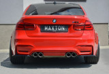 Maxton Design Boční lišty zadního nárazníku BMW M3 F80 - černý lesklý lak