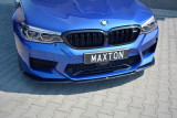 Maxton Design Spoiler předního nárazníku BMW M5 F90 V.2 - černý lesklý lak