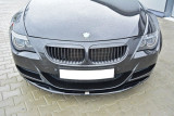 Maxton Design Spoiler předního nárazníku BMW M6 E63 V.1 - černý lesklý lak