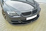 Maxton Design Spoiler předního nárazníku BMW M6 E63 V.2 - černý lesklý lak