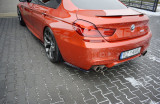 Maxton Design Boční lišty zadního nárazníku BMW M6 F06 - texturovaný plast