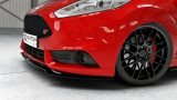 Maxton Design Spoiler předního nárazníku Ford Fiesta ST Mk7 Facelift V.4 - černý lesklý lak