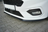 Maxton Design Spoiler předního nárazníku Ford Fiesta ST Mk8 V.3 - černý lesklý lak