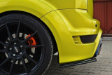 Maxton Design Boční lišty zadního nárazníku Ford Focus RS Mk2 - černý lesklý lak