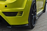 Maxton Design Boční lišty zadního nárazníku Ford Focus RS Mk2 - černý lesklý lak