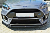 Maxton Design Spoiler předního nárazníku Ford Focus RS Mk3 V.4 - černý lesklý lak