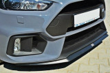 Maxton Design Spoiler předního nárazníku Ford Focus RS Mk3 V.2 - černý lesklý lak