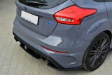 Maxton Design Boční lišty zadního nárazníku Ford Focus RS Mk3 - texturovaný plast