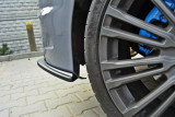 Maxton Design Boční lišty zadního nárazníku Ford Focus RS Mk3 - černý lesklý lak