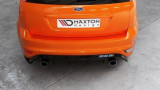 Maxton Design Boční lišty zadního nárazníku Ford Focus ST Mk2 Facelift V.2 - texturovaný plast