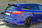 Maxton Design Boční lišty zadního nárazníku Ford Focus ST Mk3 Combi - texturovaný plast