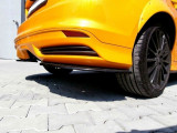 Maxton Design Boční lišty zadního nárazníku Ford Focus ST Mk3 Hatchback - černý lesklý lak