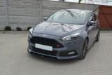 Maxton Design Spoiler předního nárazníku Ford Focus ST Mk3 Facelift V.2 - karbon