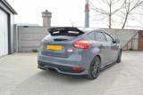 Maxton Design Boční lišty zadního nárazníku Ford Focus ST Mk3 Facelift - texturovaný plast