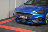 Maxton Design Spoiler předního nárazníku Ford Focus Mk4 ST/ST-Line V.2 - karbon