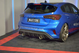 Maxton Design Boční lišty zadního nárazníku Ford Focus Mk4 ST/ST-Line V.2 - karbon