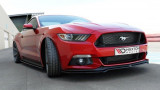 Maxton Design Spoiler předního nárazníku Ford Mustang Mk6 - černý lesklý lak
