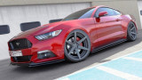 Maxton Design Spoiler předního nárazníku Ford Mustang Mk6 - černý lesklý lak