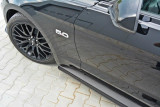 Maxton Design Prahové lišty Racing Ford Mustang GT Mk6 - texturovaný plast