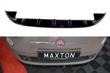 Maxton Design Spoiler předního nárazníku Fiat 500 V.1 - černý lesklý lak