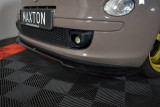 Maxton Design Spoiler předního nárazníku Fiat 500 V.2 - černý lesklý lak