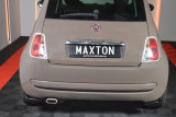 Maxton Design Boční lišty zadního nárazníku Fiat 500 - texturovaný plast