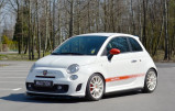 Maxton Design Prahové lišty Fiat 500 Abarth - karbon
