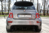 Maxton Design Boční lišty zadního nárazníku Fiat 500 Abarth Facelift - texturovaný plast