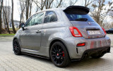 Maxton Design Prahové lišty Fiat 500 Abarth Facelift - karbon