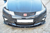 Maxton Design Spoiler předního nárazníku Honda Civic FN2 (Mk8) Type-R Grand Prix - karbon