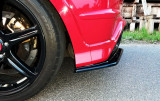 Maxton Design Boční lišty zadního nárazníku Honda Civic FN2 (Mk8) Type-R Grand Prix - černý lesklý lak