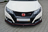 Maxton Design Spoiler předního nárazníku Honda Civic FK2 (Mk9) Type R V.1 - texturovaný plast