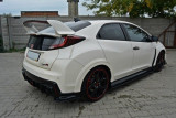 Maxton Design Nástavec střešního spoileru Honda Civic FK2 (Mk9) Type R V.1 - texturovaný plast
