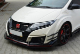 Maxton Design Křidélka předního spoileru Honda Civic FK2 (Mk9) Type R