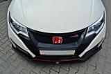 Maxton Design Spoiler předního nárazníku Racing Honda Civic FK2 (Mk9) Type R V.1