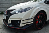 Maxton Design Spoiler předního nárazníku Racing Honda Civic FK2 (Mk9) Type R V.2