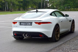 Maxton Design Boční lišty zadního nárazníku Jaguar F-Type - černý lesklý lak
