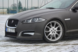 Maxton Design Spoiler předního nárazníku Jaguar XF Facelift S-Pack - černý lesklý lak