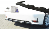 Maxton Design Spoiler zadního nárazníku s příčkami Lexus CT Facelift - texturovaný plast