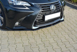 Maxton Design Spoiler předního nárazníku Lexus GS Mk4 Facelift - černý lesklý lak